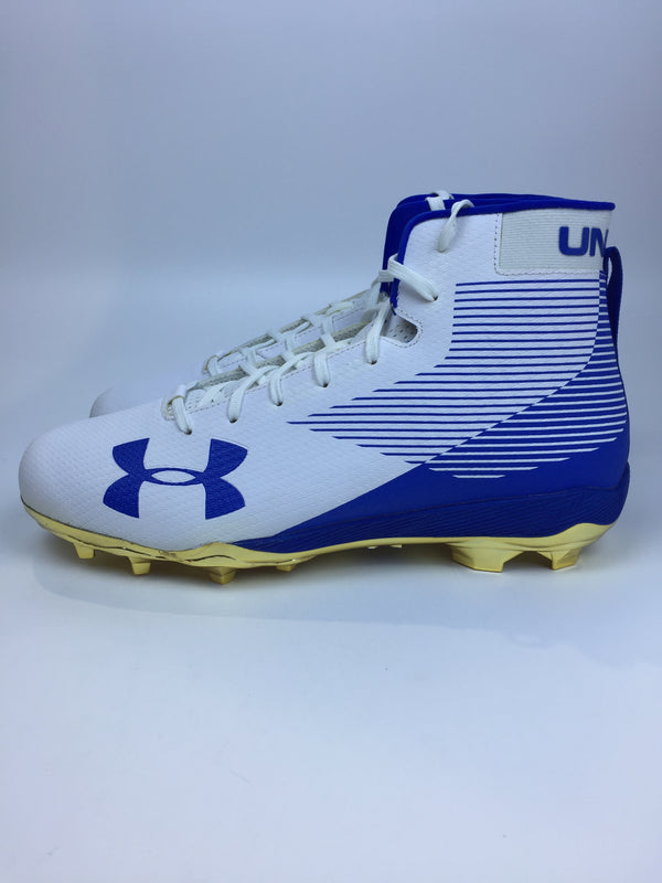 Under Armour Men Team Hammer Sport Cleats White Size 16 Pair Of Shoes