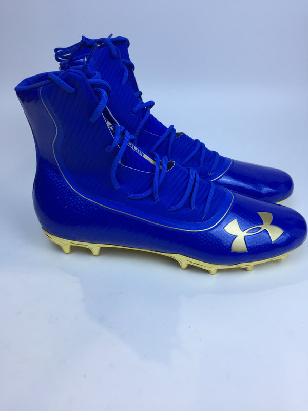 Under Armour Men Team Highlight Sport Cleats Blue Size 12.5 Pair Of Shoes