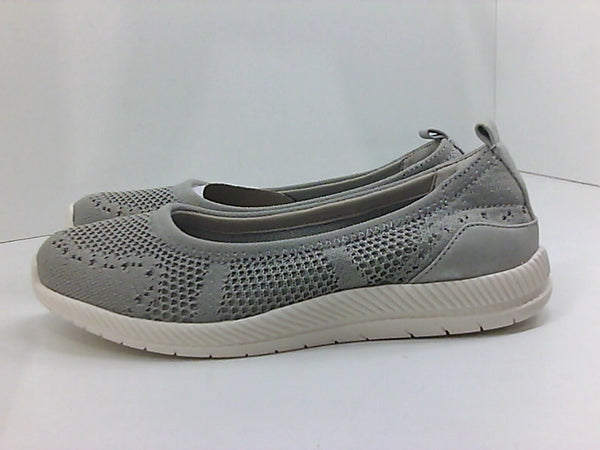 Easy Spirit Womens Glitz 2 Sneaker Flats Color Light Grey Size 6 Pair of Shoes