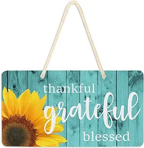 3 X Wall Sign Decor Welcome Blessed Hello Hanging Home Decor Sign