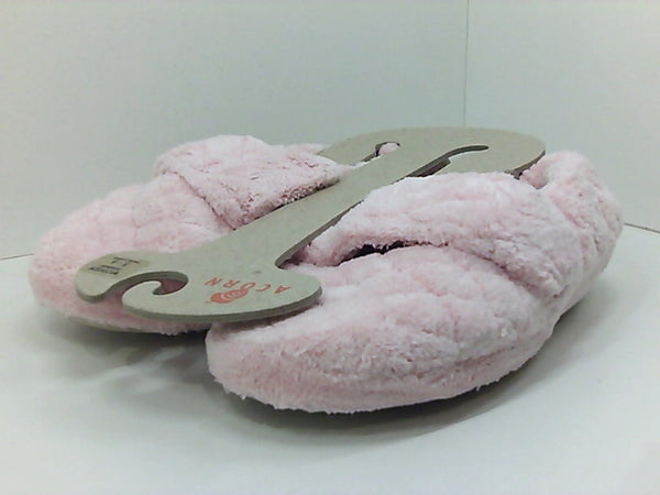 Acorn Womens SLIPPERS Closed Toe Slippers Color Light Pink Size 5.5 Pair of Shoes
