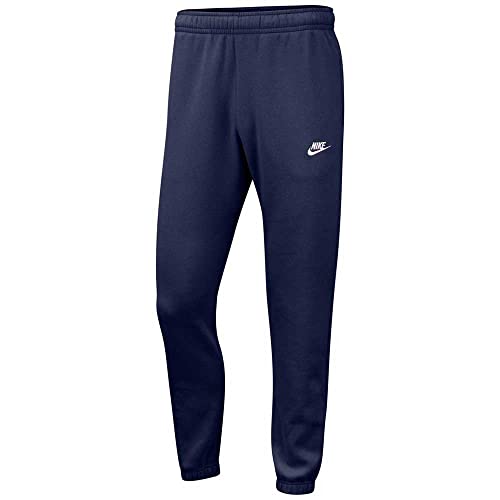 Nike Mens Club Openhemmed Pants Navy Md