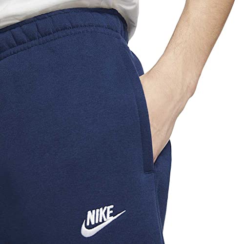 Nike Mens Club Openhemmed Pants Navy Md