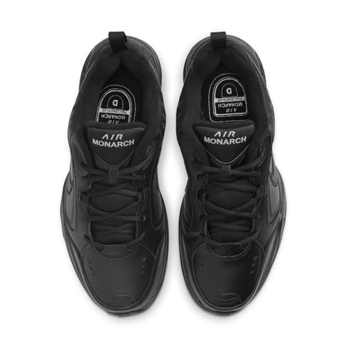 Nike Men's Air Monarch IV Cross Trainer, Black/Black, 7.5 4E US