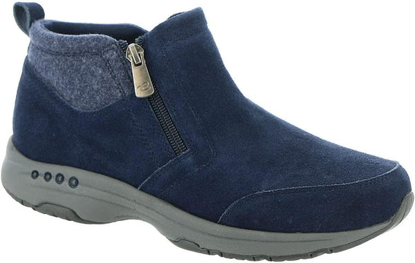 Easy Spirit Tshuffle Womens Boot Size 10 Navysuede Wool Pair of Shoes