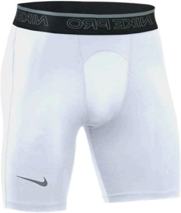 Nike Mens Pro Training Compression Shorts Medium White Color White Size Medium