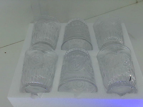 Yungala Clear Vintage Small Drinking Glasses Clear Color Gold Size One Size