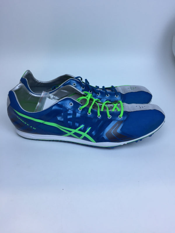 Asics Men's Athletic Shoes (Running) Spivey Ld Track Shoe Neon Green Silver 12.5 M Us