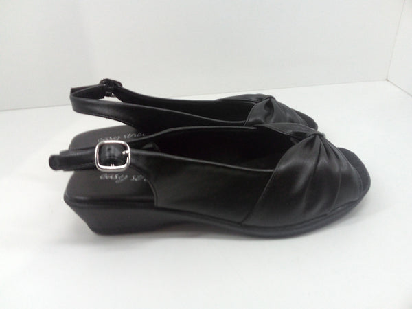 Easy Street Women's Fantasia Heeled Sandal Black 7 W US Pair Of Shoes