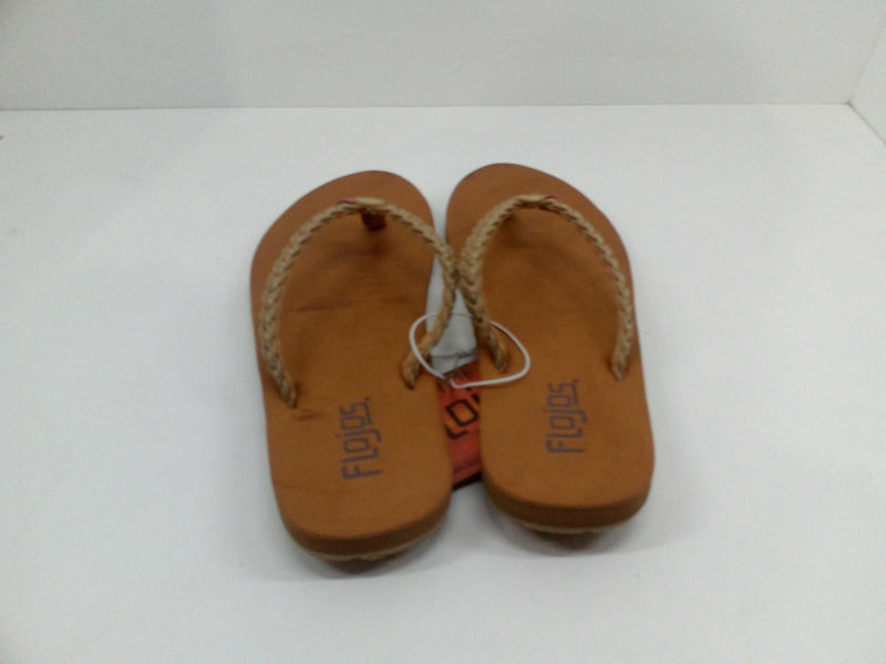 Flojos Women's Harper Flat Sandal Tan 5 Pair Of Shoes