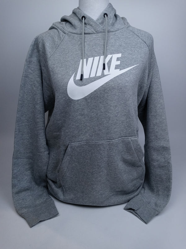 Nike Women's Sportswear Essential Hoodie (S, Grey Heather)