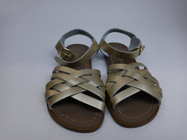 Salt Water Sandals by Hoy Shoes Girls Kid Gold 9 Toddler M Pair of Shoes