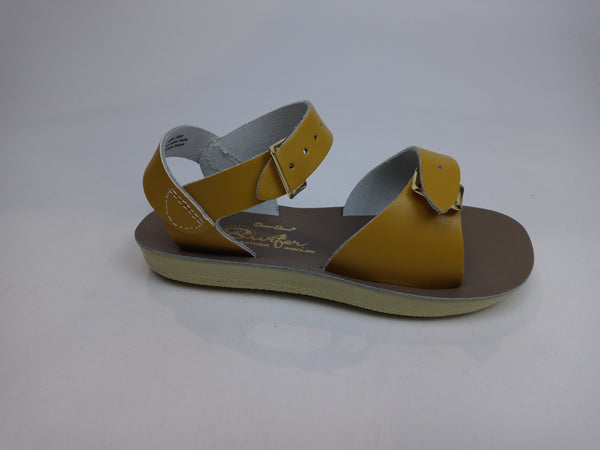 Salt Water Sandals by Hoy Shoes Baby Girl's Sun-San® - Surfer (Infant/Toddler/Little Kid) Mustard 10 Toddler M