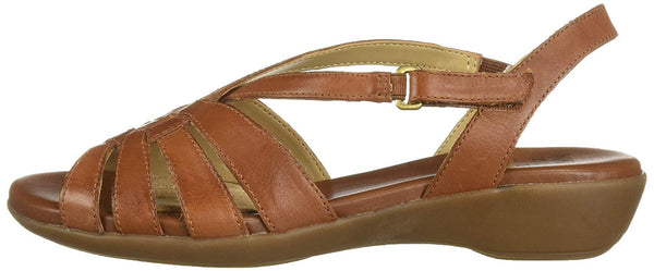 Naturalizer Women's Neka Sandal Color Saddle Tan Size 9 Pair of Shoes