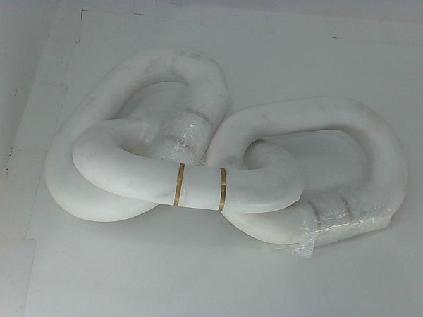 Strona 13 Inch Marble Chain Link Color Marble & white Size 13 Inch