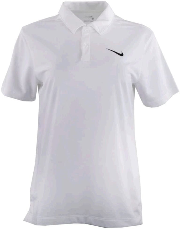 Nike Womens Dry Franchise Polo Shirt Medium White Color White Size Medium