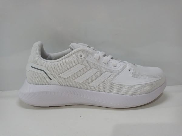 Adidas Kid's Size 4 White Runfalcon Pair Of Shoes