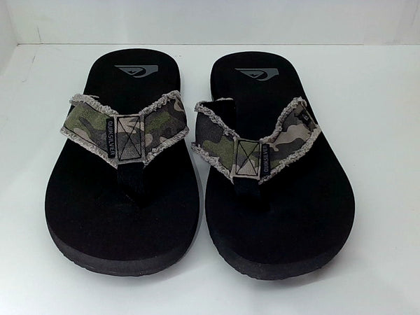 Ezi-closed Mens QUIKSILVER SANDAL Slip On Open Toe Sandals Color Camo Size 8