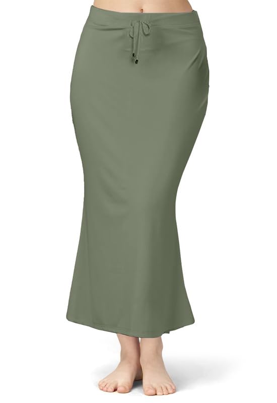 Trendmalls Lycra Spandex Saree Shapewear Petticoat for Women Cotton Dr