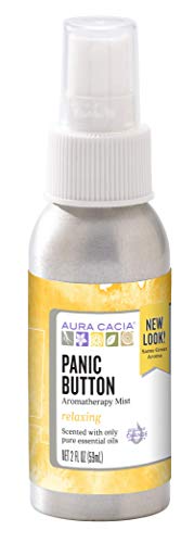 Aura Cacia Essential Solutions Mist Panic Button 2 Fluid Ounce