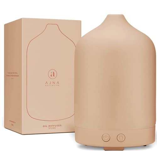 Ajna Ceramic diffusers for Essential Oils Elegant 3 in One Humidify and Ionize (Sand)