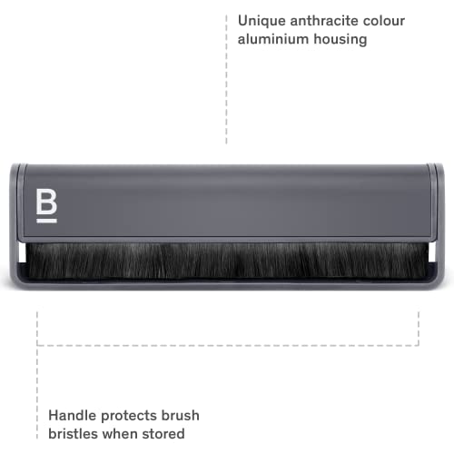 Boundless Audio Record Cleaner Brush - Vinyl Cleaning Carbon Fiber Anti-Static Record Brush