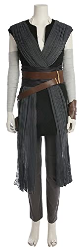 Liuyumin Rey Costume Rise of Skywalker Jedi Knight Halloween Gray 2 3XLarge