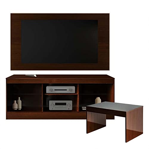 Entertainment Center Modern TV Cabinet Includes Coffee Table and Frame
