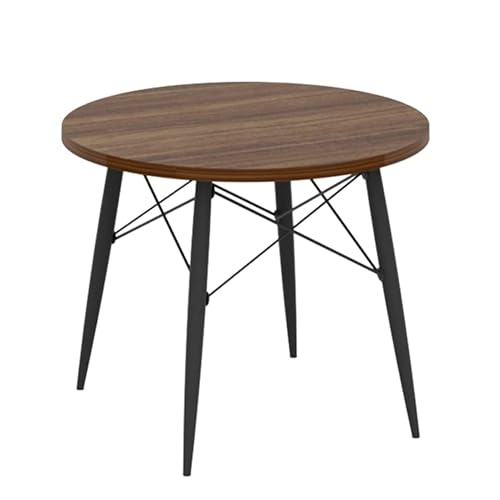 Circular Coffee Table Eames Type 80cm X 44cm Height Mdf Covering With Laminate 4 Legs