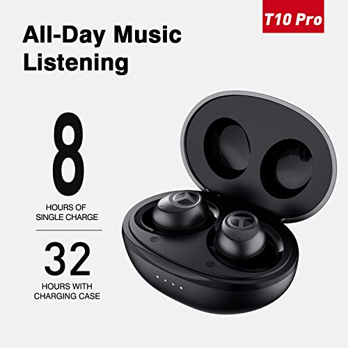 Tranya T10 Pro Wireless Earbuds Bluetooth 5.3 Bass Ipx7 Low Latency Game Mode