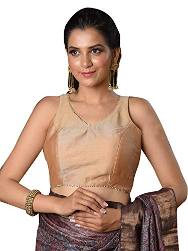 Women's Customized Readymade Blouse for Sarees Choli Crop Top Maroon