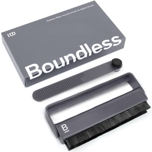 Boundless Audio Record Cleaning Kit  Anti Vinyl Record Brush & Stylus Brush