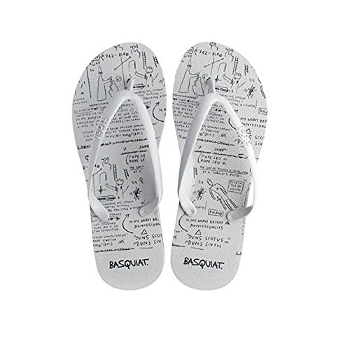 Tidal Jean Michel Basquiat Flip Flop Men Grey Made in the Usa 11 Pair of Shoes