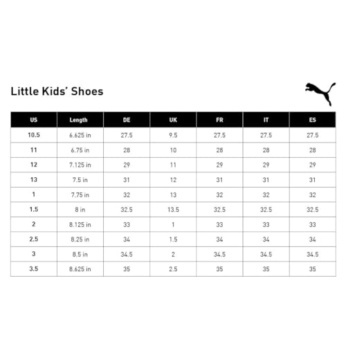 Puma Smash 2 Sneaker Black 6.5 US Unisex Big Kid Pair Of Shoes