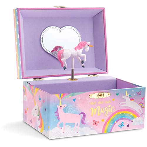 Amitié Lane Unicorn Jewelry Box for Girls - Mint