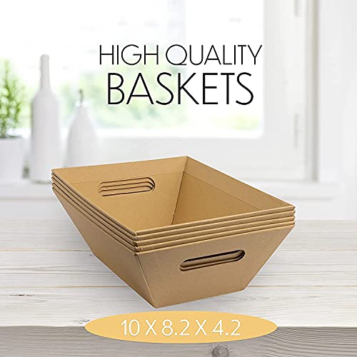 Gift Basket Kit 5 Empty Baskets Bags Bows Shred Filler Upper Midland Products