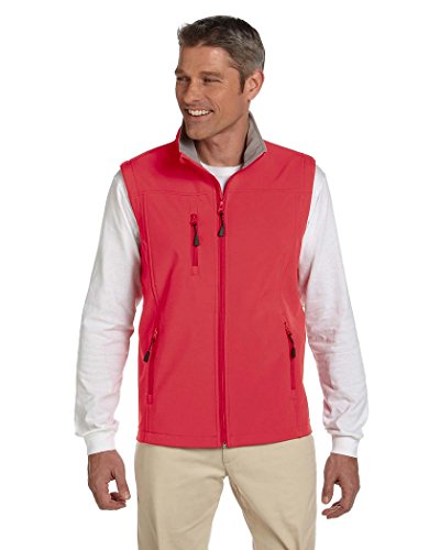 Devon & Jones Mens Soft Shell Vest 4XLarge Big Red