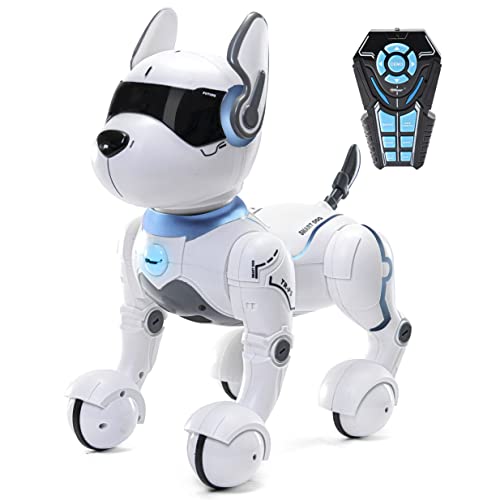 Top Race Remote Control Robot Dog Toy with Touch Function and Voice Control