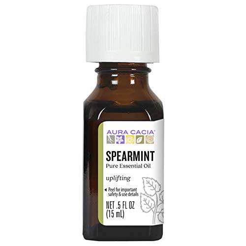 Aura Cacia Spearmint Essential Oil 0.5 Fz