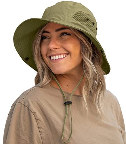 Geartop Fishing Hats For Men And Women Sun Protection Camping Hat Army