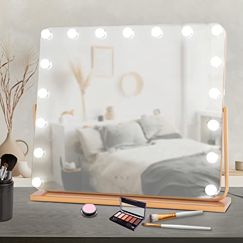 Led Hollywood Vanity Mirror With Lights Lights Usb Charging GOLD