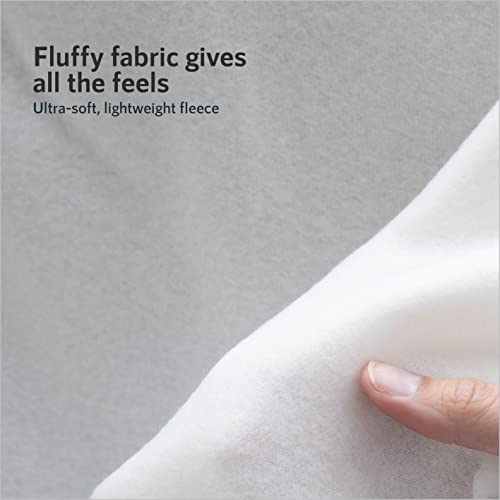 26 Pack of Ultra Soft Fleece White Bulk Blankets for Wedding Favors 50x60