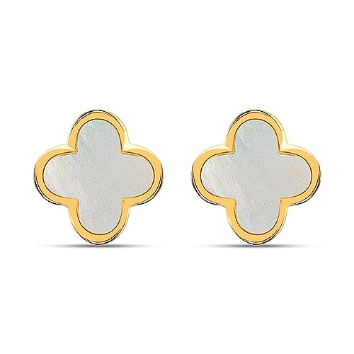 LeCalla 925 Sterling Silver 14K Gold Earring for Women