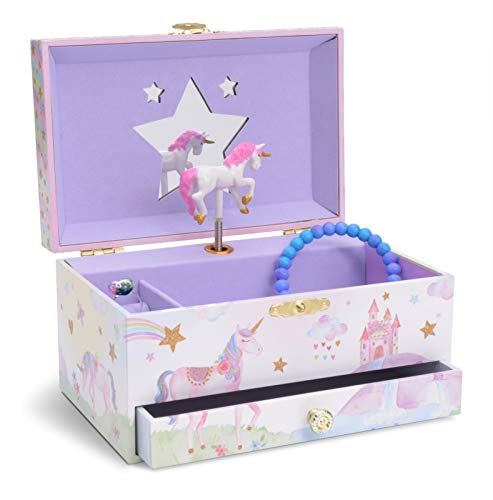 ABI + OLIE Ballerina Unicorn Jewelry Box for Girls & Little Girls Jewelry  Box - Kids Jewelry