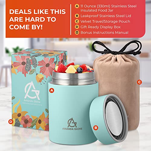 Stackable Thermal Containers | 2-Tier Double Wall Vacuum Insulated Food Jar  Thermos For Hot Food | Reusable Stainless Steel Leak Proof Lunch Storage