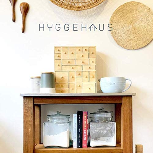 HYGGEHAUS Natural Wooden Storage Organizer (24 drawer) – hyggehaus