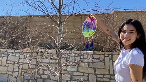 VP Home Tree of Life Dreamcatcher Wind Spinner Outdoor Metal Garden Art