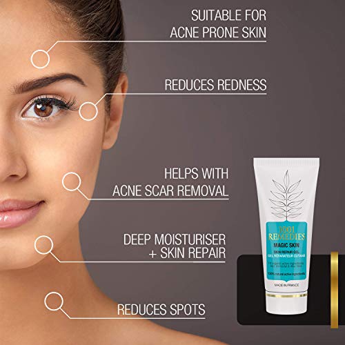 1001 Remedies Advanced Acne Gel for Women Men & Teens Organic Face