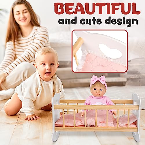 Green Series Kinderplay Baby Doll Crib GS2100 White