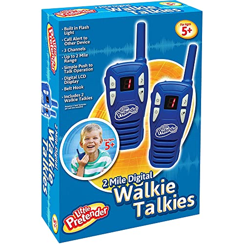 Walkie Talkies for Kids 2 Mile Range 3 Channels Built in Flash Light